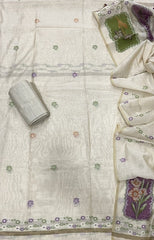 Classy Weaves Muga Cotton Silk Suit Set - Yanchi