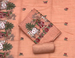 Classy Weaves Muga Cotton Silk Suit Set - Yanchi