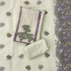 Classy Weaves Muga Cotton Silk Suit Set - Yanchi