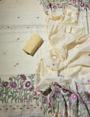 Classy Weaves Muga Cotton Silk Suit Set (2040) - Yanchi