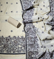 Classy Weaves Muga Cotton Silk Suit Set (2051) - Yanchi