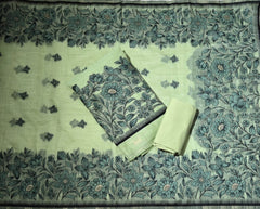 Classy Weaves Muga Cotton Silk Suit Set (2051) - Yanchi