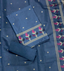 Classy Weaves Muga Cotton Silk Suit Set (2082) - Yanchi