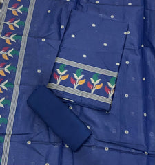 Classy Weaves Muga Cotton Silk Suit Set (2082) - Yanchi