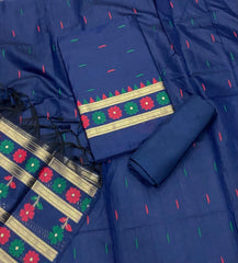 Classy Weaves Muga Cotton Silk Suit Set (2096) - Yanchi