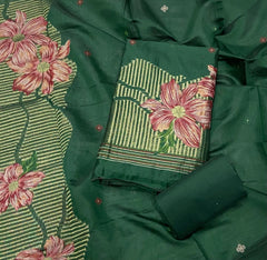 Classy Weaves Muga Cotton Silk Suit Set (2099) - Yanchi