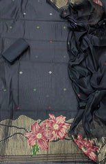 Classy Weaves Muga Cotton Silk Suit Set (2099) - Yanchi