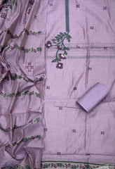 Classy Weaves Muga Cotton Silk Suit Set - Yanchi