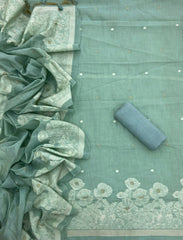 Classy Weaves Muga Cotton Silk Suit Set - Yanchi