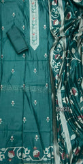 Classy Weaves Muga Cotton Silk Suit Set - Yanchi