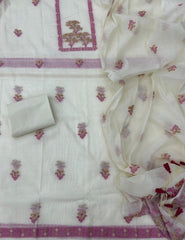 Classy Weaves Muga Cotton Silk Suit Set - Yanchi