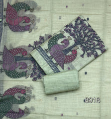 Classy Weaves Muga Cotton Silk Suit Set - Yanchi