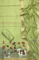 Classy Weaves Muga Cotton Silk Suit Set - Yanchi