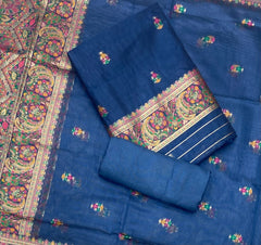 Classy Weaves Muga Cotton Silk Suit Set - Yanchi