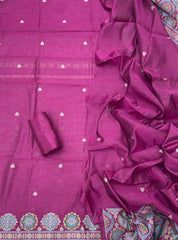 Classy Weaves Muga Cotton Silk Suit Set - Yanchi