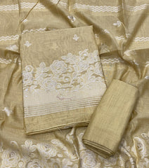 Classy Weaves Muga Cotton Silk Suit Set - Yanchi