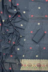 Classy Weaves Muga Cotton Silk Suit Set - Yanchi