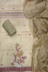Classy Weaves Muga Cotton Silk Suit Set - Yanchi