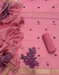 Classy Weaves Muga Cotton Silk Suit Set - Yanchi