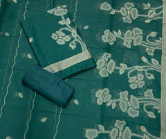 Classy Weaves Muga Cotton Silk Suit Set (4006) - Yanchi