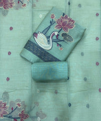 Classy Weaves Muga Cotton Silk Suit Set - Yanchi