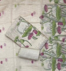 Classy Weaves Muga Cotton Silk Suit Set - Yanchi
