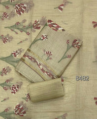 Classy Weaves Muga Cotton Silk Suit Set - Yanchi