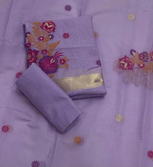 Classy Weaves Muga Cotton Silk Suit Set - Yanchi