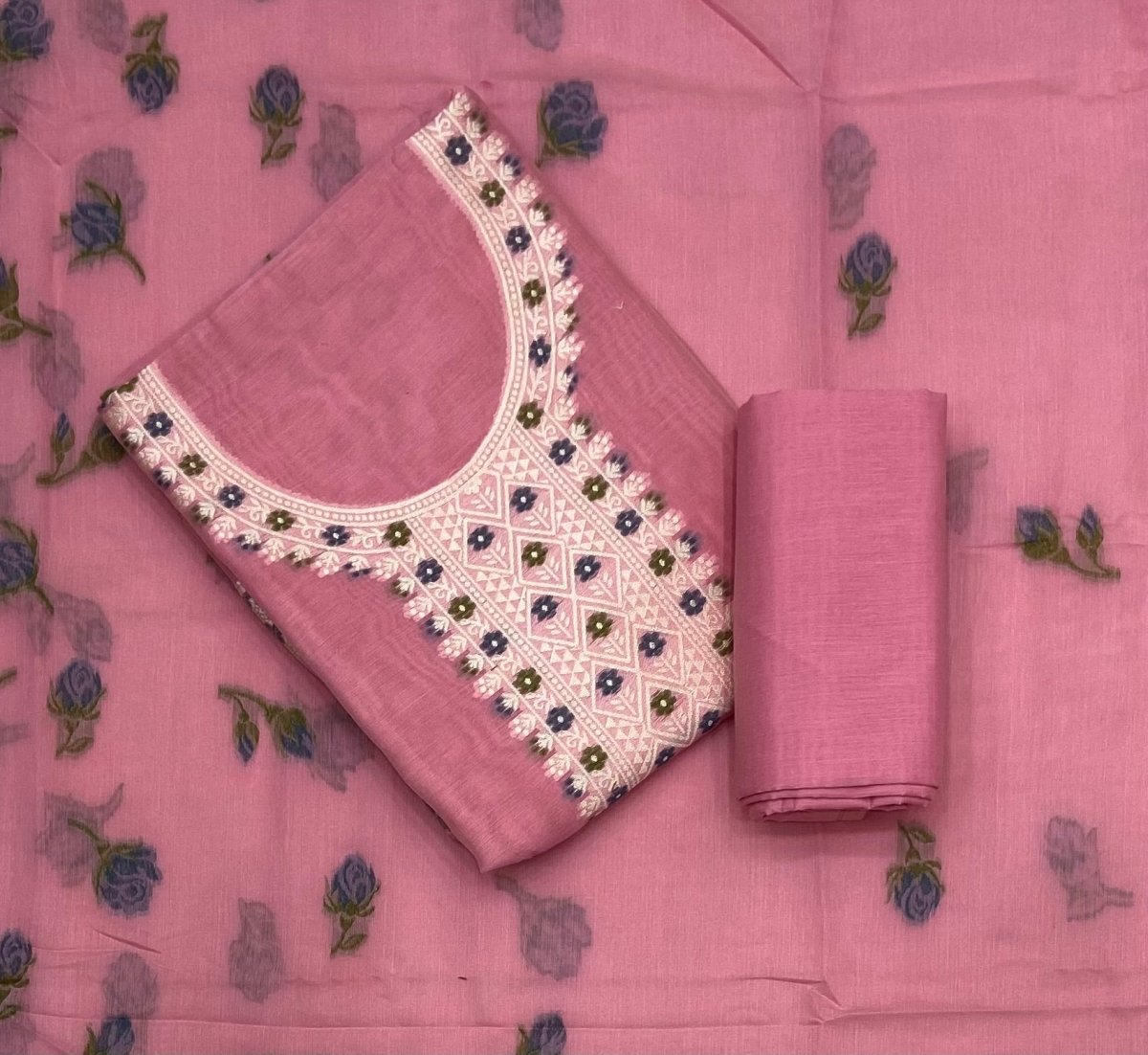 Classy Weaves Muga Cotton Silk Suit Set - Yanchi