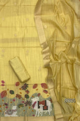 Classy Weaves Muga Cotton Silk Suit Set - Yanchi