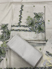 Classy Weaves Muga Cotton Silk Suit Set - Yanchi