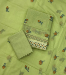 Classy Weaves Muga Cotton Silk Suit Set - Yanchi
