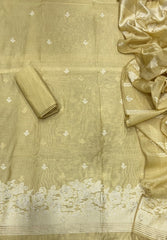 Classy Weaves Muga Cotton Silk Suit Set - Yanchi