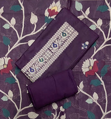 Classy Weaves Muga Cotton Silk Suit Set - Yanchi