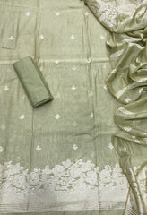 Classy Weaves Muga Cotton Silk Suit Set - Yanchi