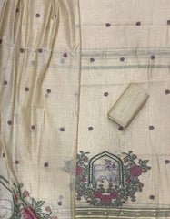 Classy Weaves Muga Cotton Silk Suit Set - Yanchi