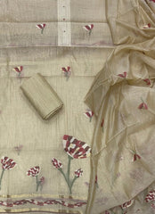 Classy Weaves Muga Cotton Silk Suit Set - Yanchi