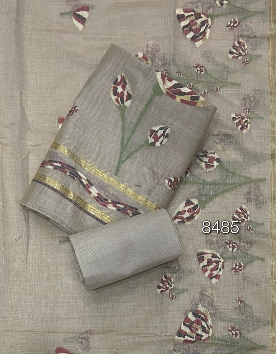 Classy Weaves Muga Cotton Silk Suit Set - Yanchi