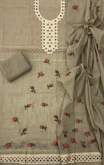 Classy Weaves Muga Cotton Silk Suit Set - Yanchi