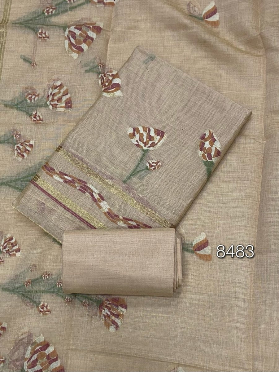 Classy Weaves Muga Cotton Silk Suit Set - Yanchi