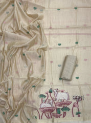 Classy Weaves Muga Cotton Silk Suit Set - Yanchi