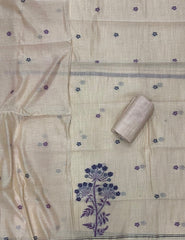 Classy Weaves Muga Cotton Silk Suit Set - Yanchi