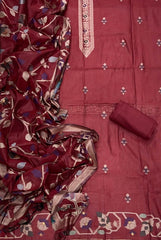 Classy Weaves Muga Cotton Silk Suit Set - Yanchi