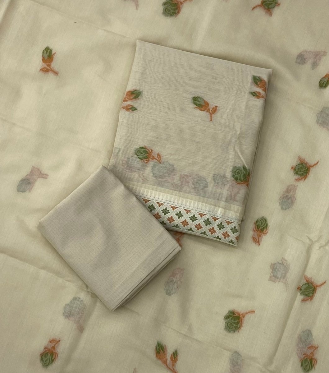 Classy Weaves Muga Cotton Silk Suit Set - Yanchi