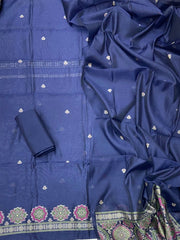Classy Weaves Muga Cotton Silk Suit Set - Yanchi