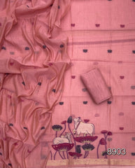 Classy Weaves Muga Cotton Silk Suit Set - Yanchi