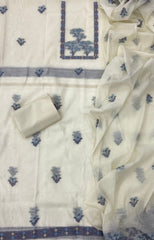Classy Weaves Muga Cotton Silk Suit Set - Yanchi
