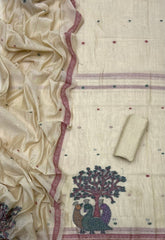Classy Weaves Muga Cotton Silk Suit Set - Yanchi