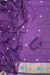 Classy Weaves Muga Cotton Silk Suit Set - Yanchi