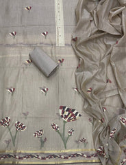 Classy Weaves Muga Cotton Silk Suit Set - Yanchi